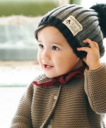 BY150001-秋冬寶寶保暖護耳針織帽